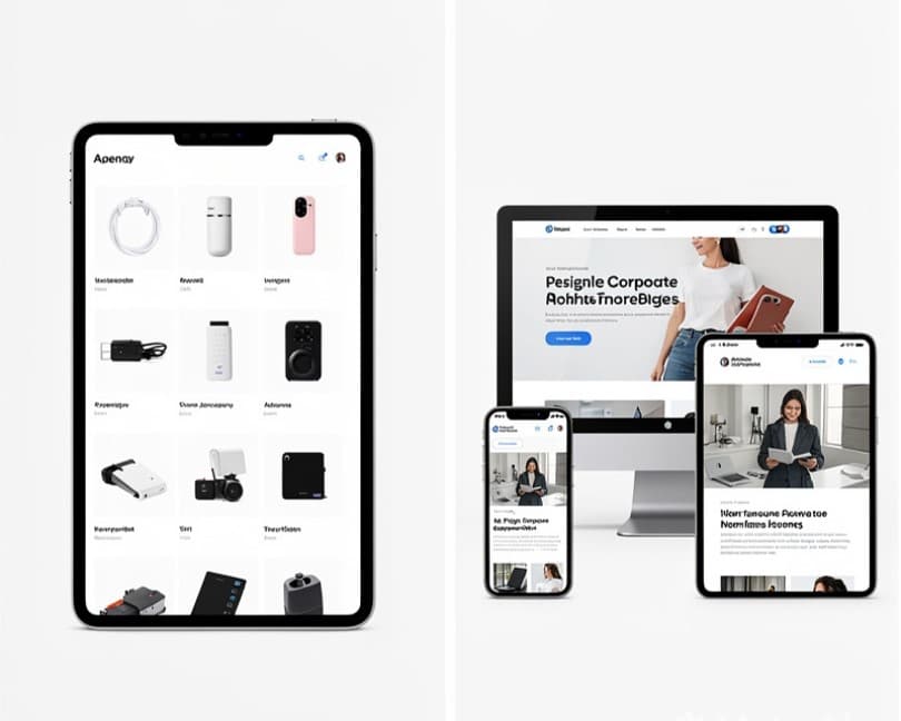Northre Web Design Mobile App UI Responsive View